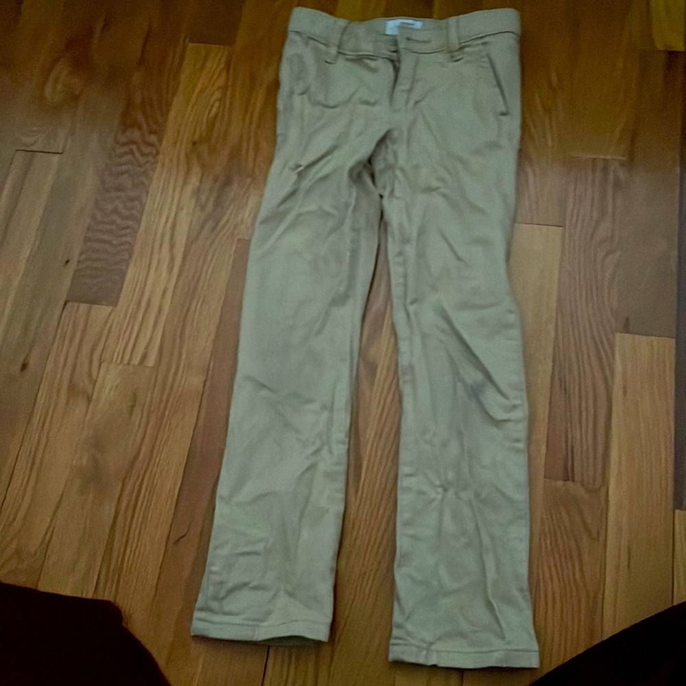 Uniform girls pants tan